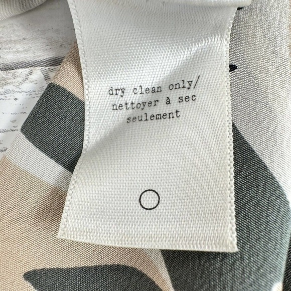 RAG & bone Size 10 Victoria Tropical Print 100% Silk Pants Wide Leg or Jogger - Picture 10 of 16